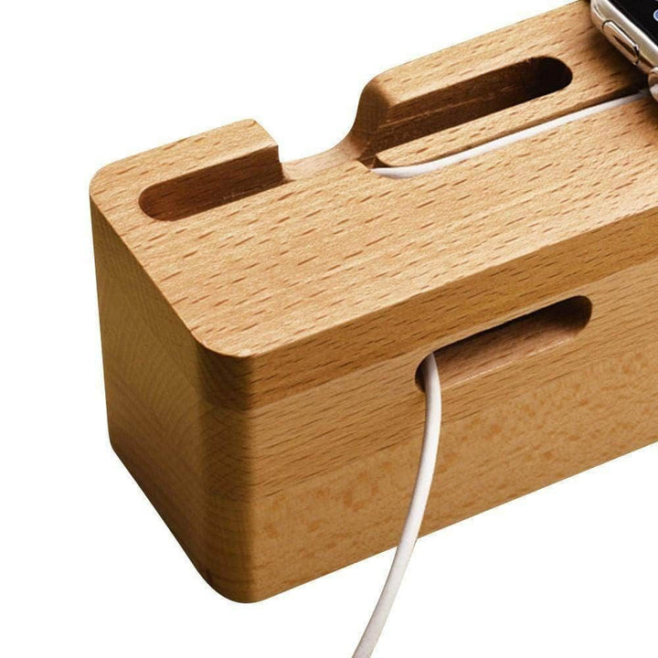 Bamboo Wood Charging Dock - Anhem