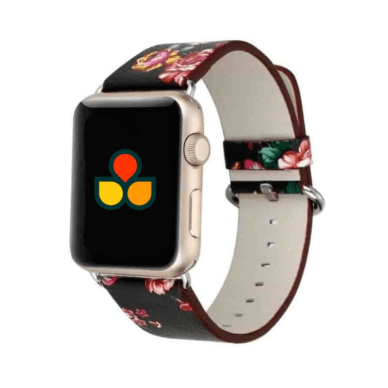 Floral Leather Watch Bands - Anhem