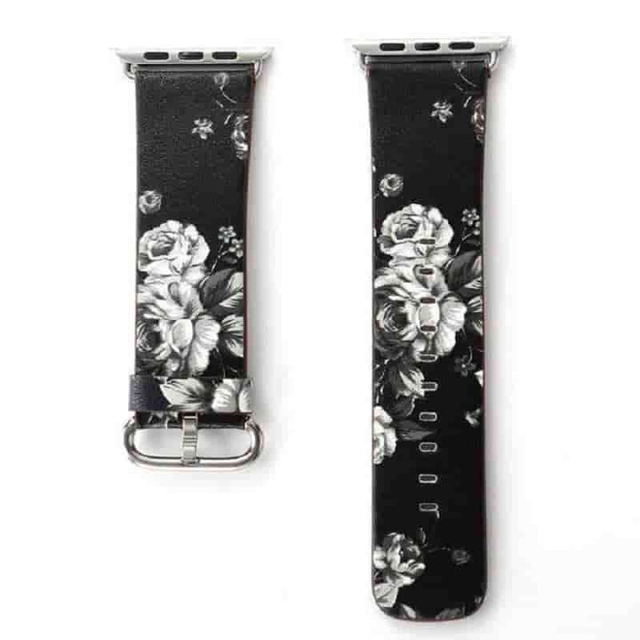 Floral Leather Watch Bands - Anhem