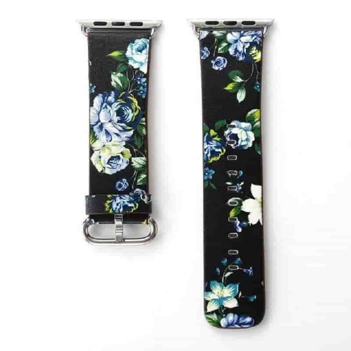 Floral Leather Watch Bands - Anhem