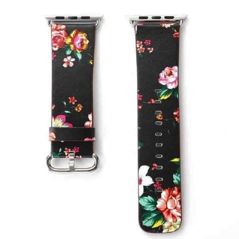 Floral Leather Watch Bands - Anhem