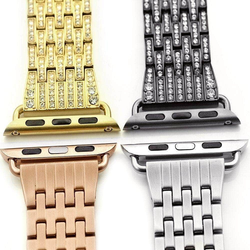 OPEN BOX - Stainless Steel Crystal Rhinestone Watch Band - Anhem