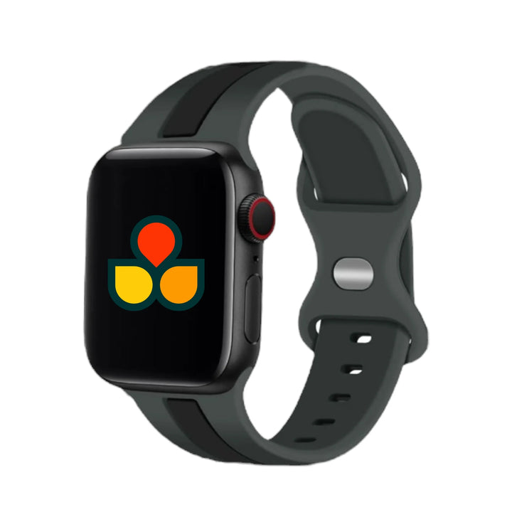 Two Tone Silicone Sport Bands